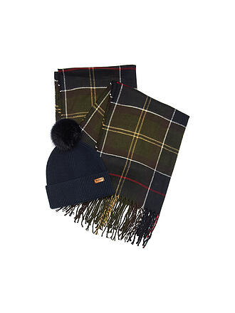 BARBOUR | Set regalo berretto e sciarpa DOVER