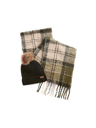 BARBOUR | Geschenkset Beanie und Schal SALTBURN