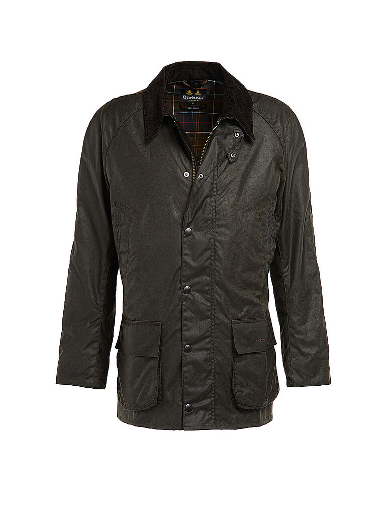 Barbour Herren Wachsjacke BRISTOL Olive (M, Olive)