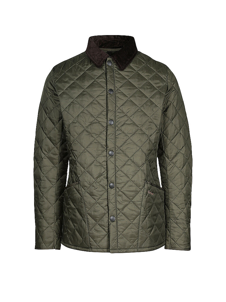 Barbour Herren Heritage Liddesdale Quiltjacke, Olive, M
