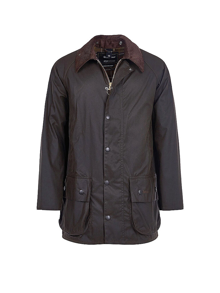 Jacke in unifarbenem Design Modell BEAUFORT