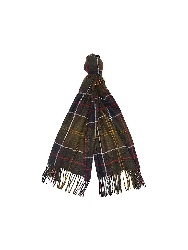 BARBOUR Schal STANWAY dunkelgrün | ONE SIZE