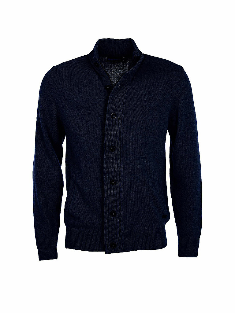 Regular Fit Strickjacke aus echter Wolle