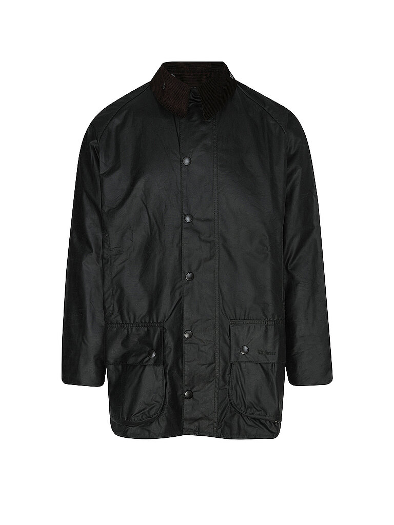 Barbour Beaufort Wachsjacke Grün - Grösse 50 - Herren - Bekleidung - Regular-fit - Baumwolle - Knopen