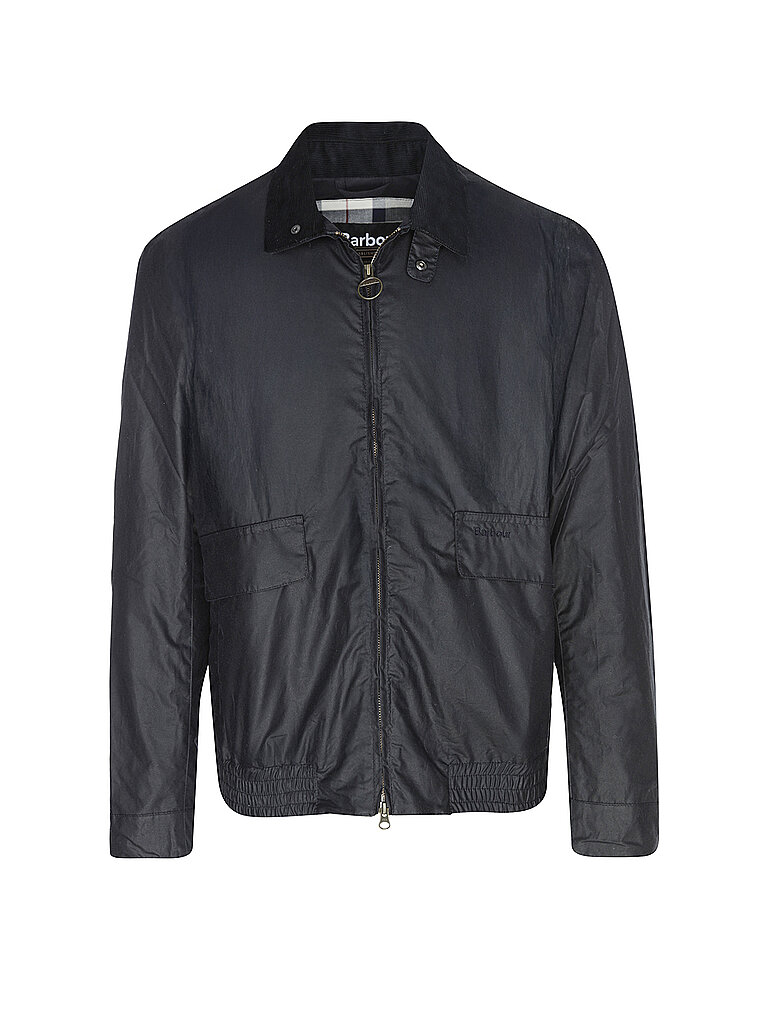 BARBOUR Blouson NEWBURY WAX dunkelblau | XXL