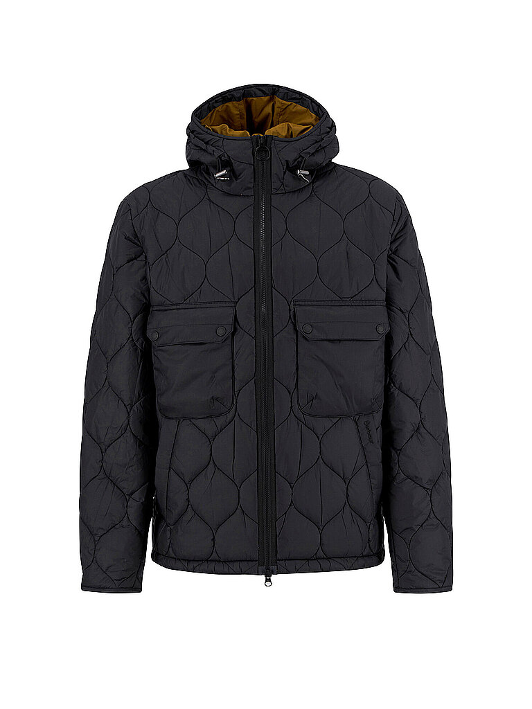 BARBOUR Leichtsteppjacke RE-ENGINEERED schwarz | L