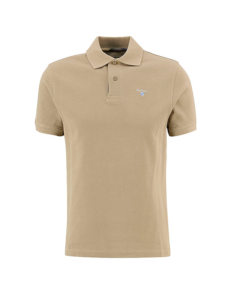 BARBOUR Poloshirt  hellbraun | S