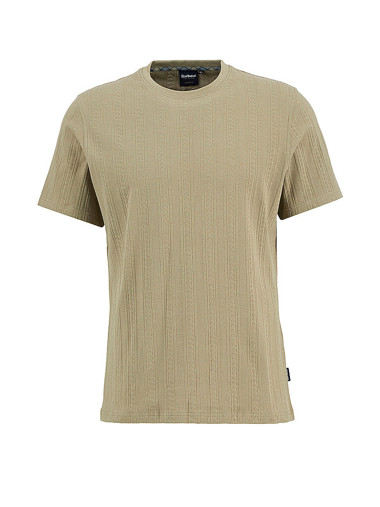 BARBOUR T-Shirt HARWELL hellbraun | L