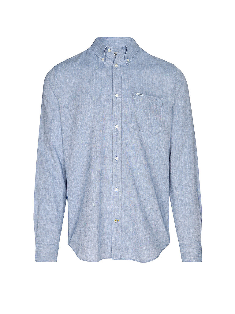 BARBOUR Hemd NELSON blau | M