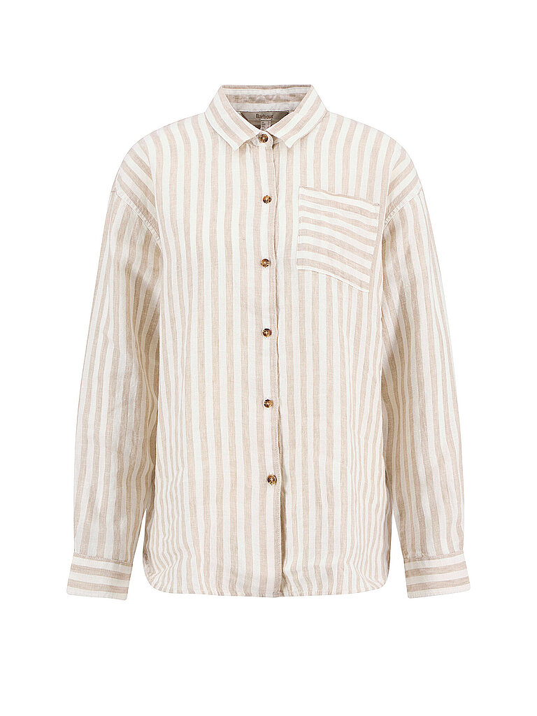 BARBOUR Leinenbluse ANNIE beige | 36