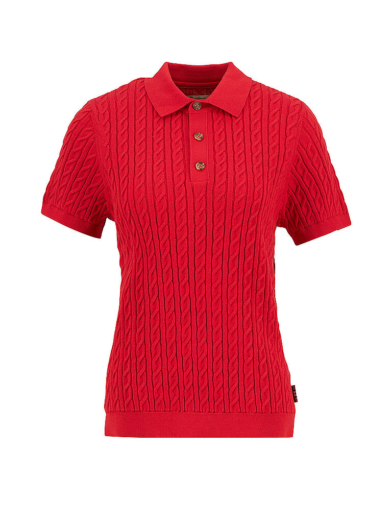 BARBOUR Poloshirt  rot | 36