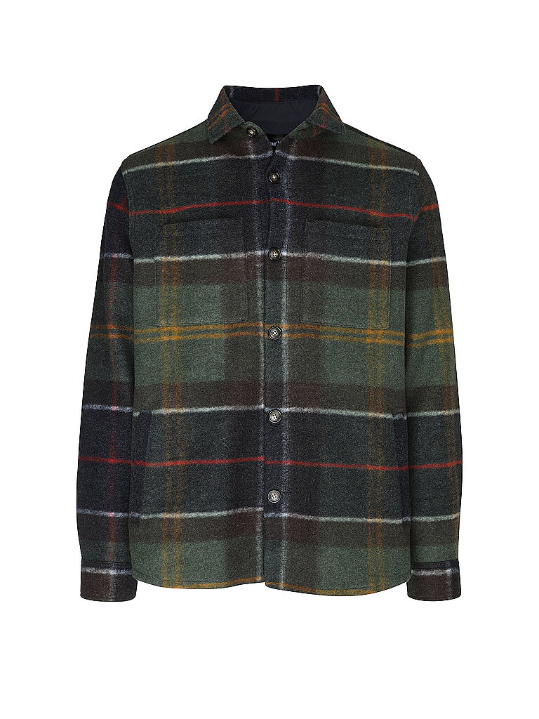 BARBOUR Overshirt  dunkelgrün | L