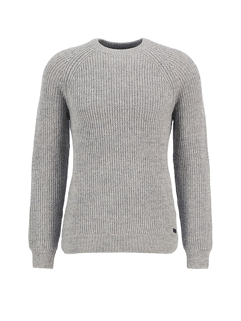 Regular Fit Strickpullover aus reiner Wolle