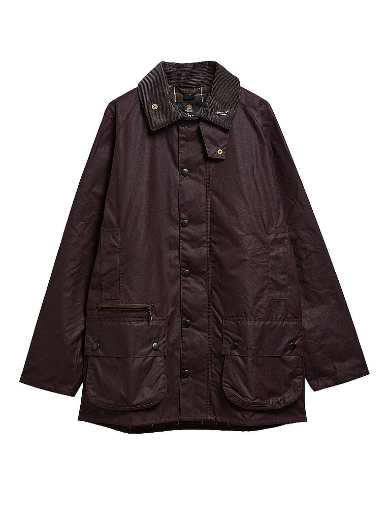 BARBOUR Parka ICONS BEAUFORT dunkelrot | L