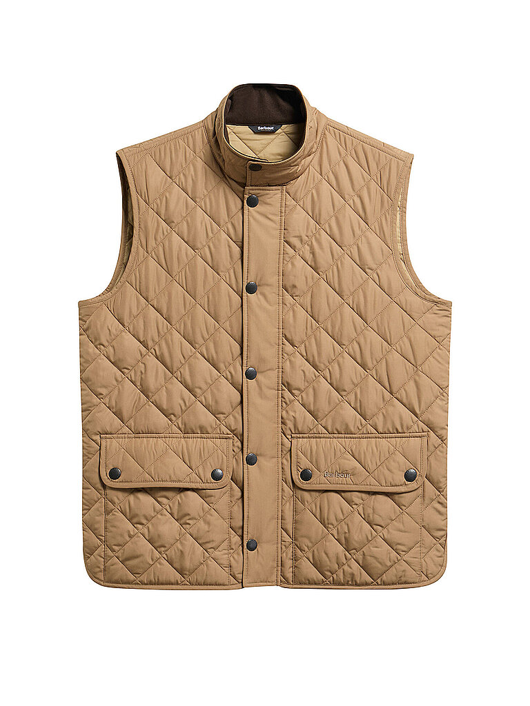 BARBOUR Steppgilet LOWERDALE beige | L