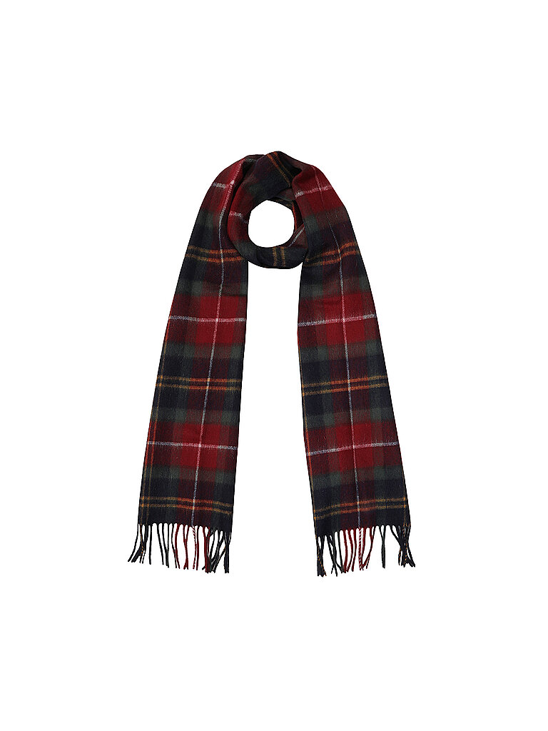 BARBOUR Schal  rot