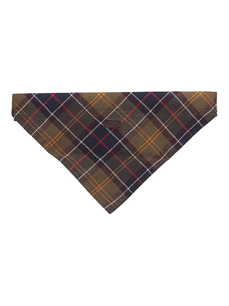 BARBOUR Hunde Halstuch olive | S/M