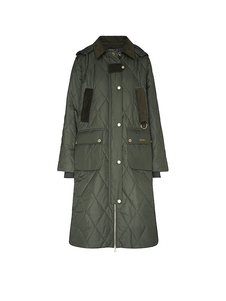 BARBOUR Steppmantel RUDSON olive | 36