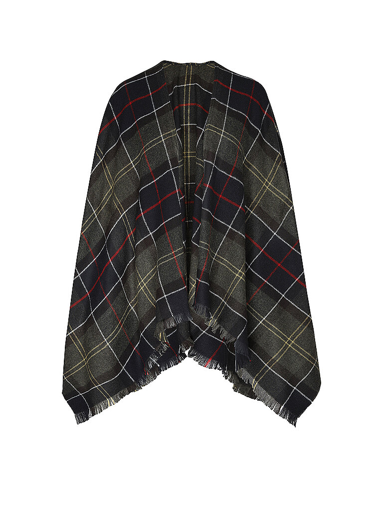 Poncho mit Allover-Muster Modell Staffen