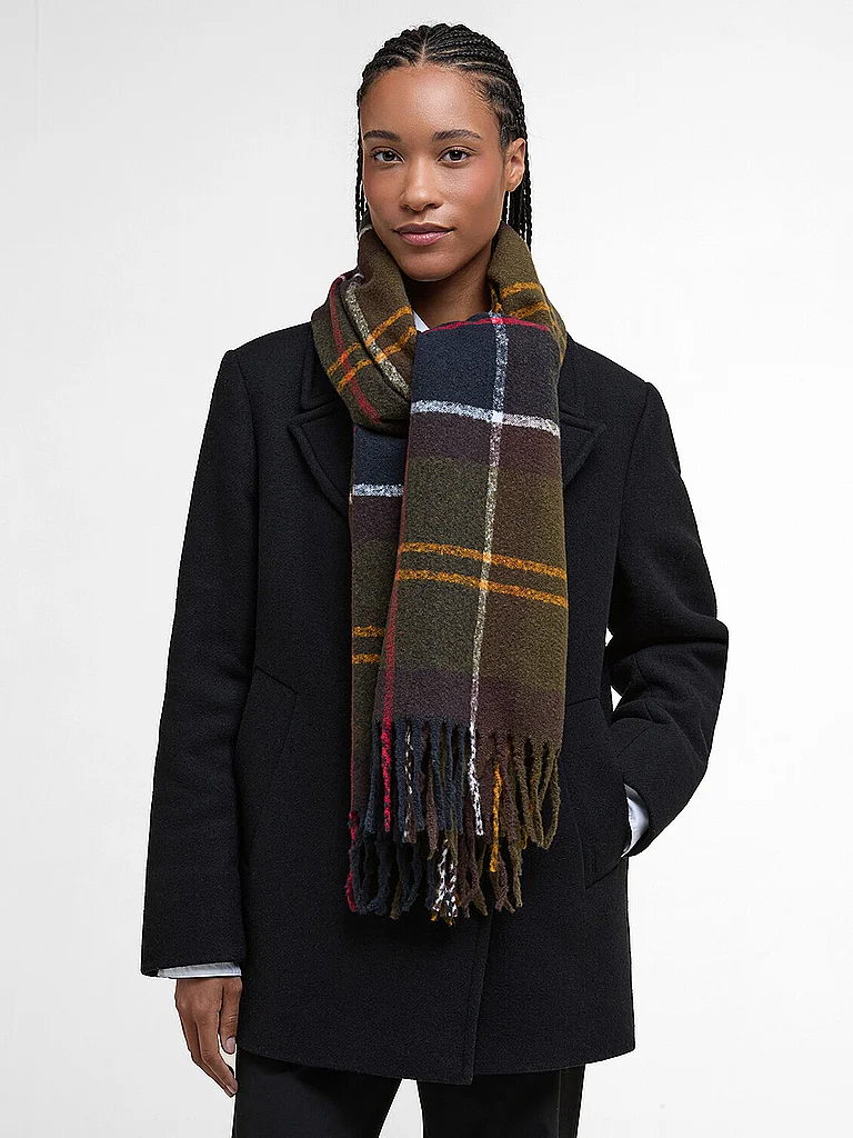 BARBOUR Bufanda DEANNA verde oscuro