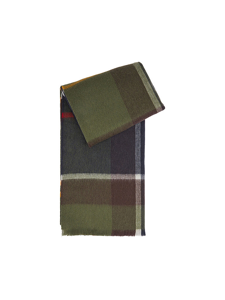BARBOUR Schal ROSEFIELD dunkelgrün