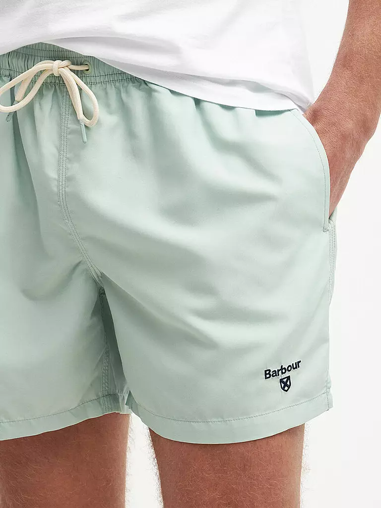 BARBOUR | Badeshorts STAPLE | mint