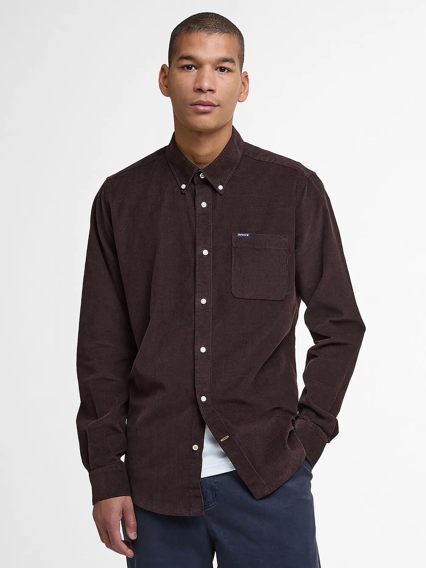 BARBOUR | Cordhemd RAMSEY | braun