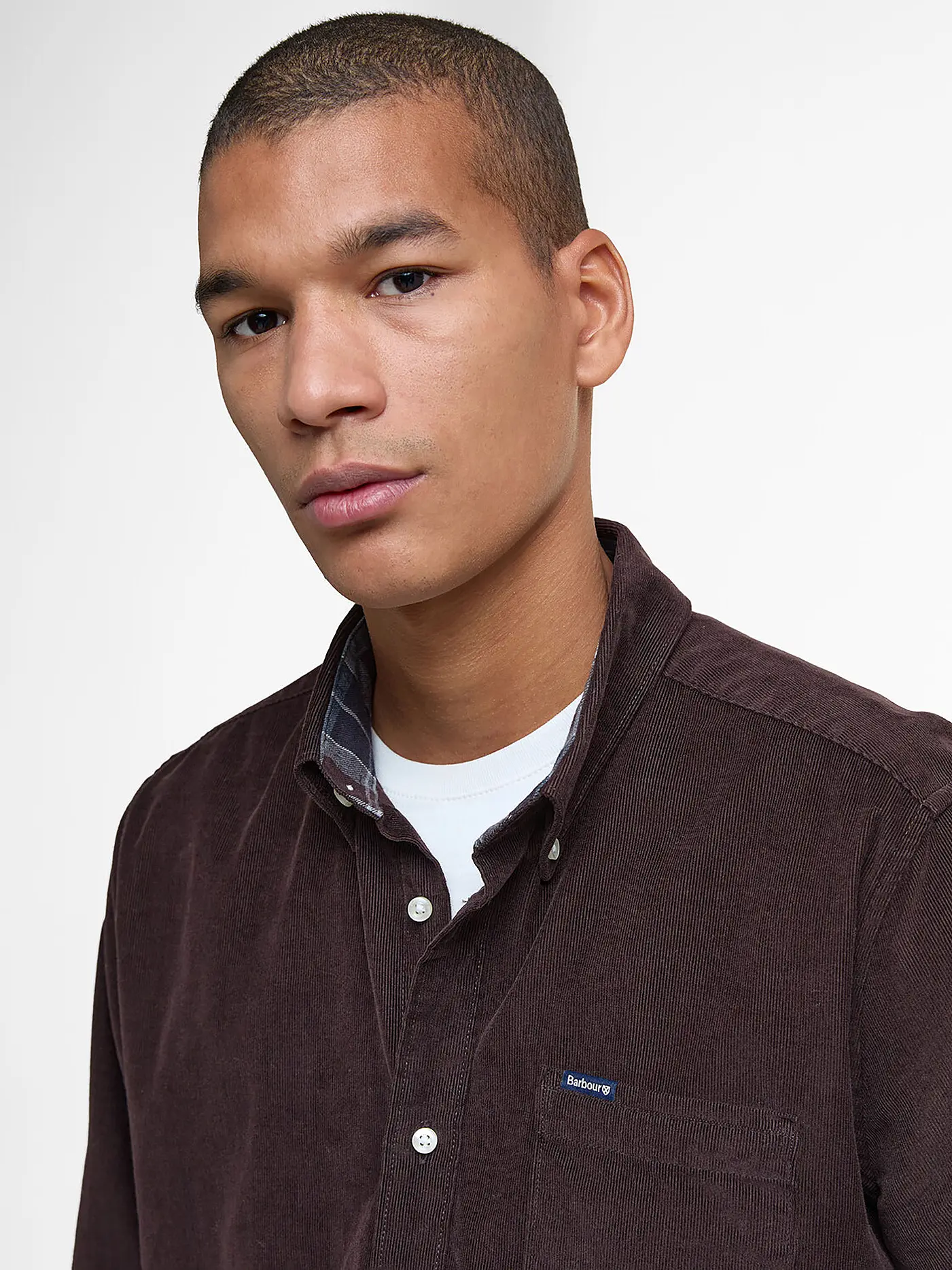 BARBOUR | Cordhemd RAMSEY | braun