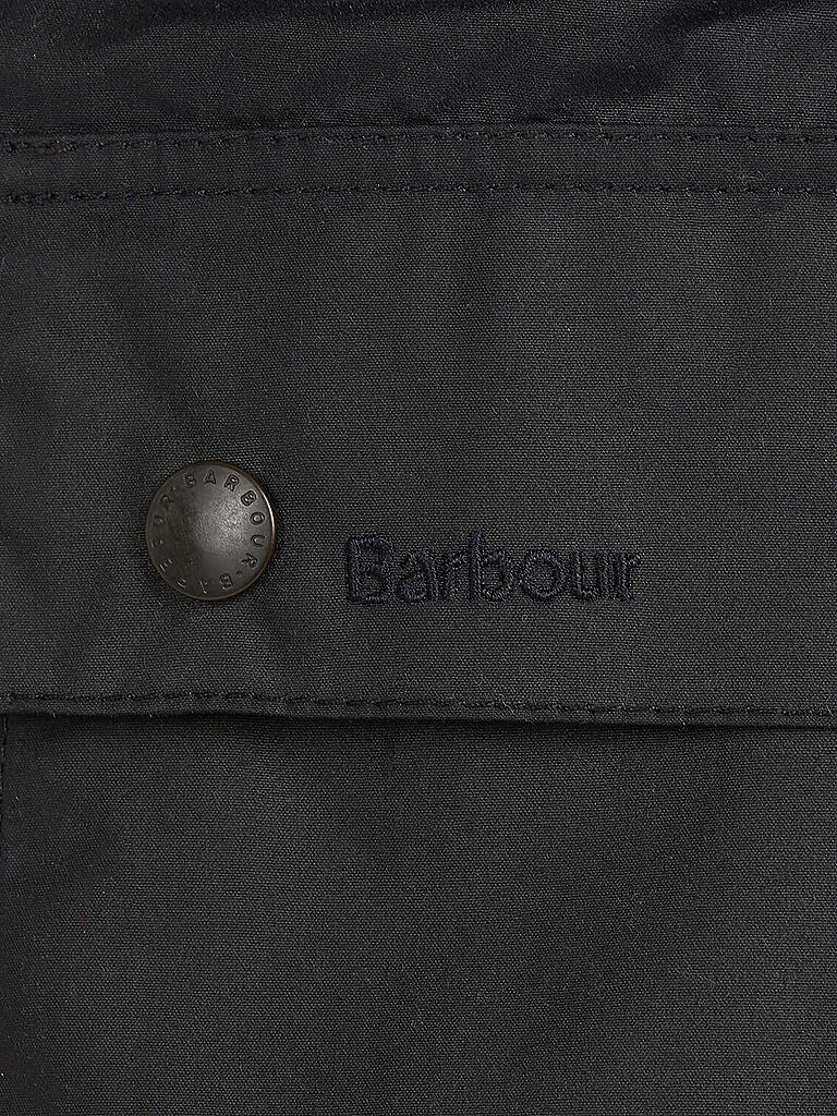 BARBOUR | Fieldjacke ASHBY WAX | blau