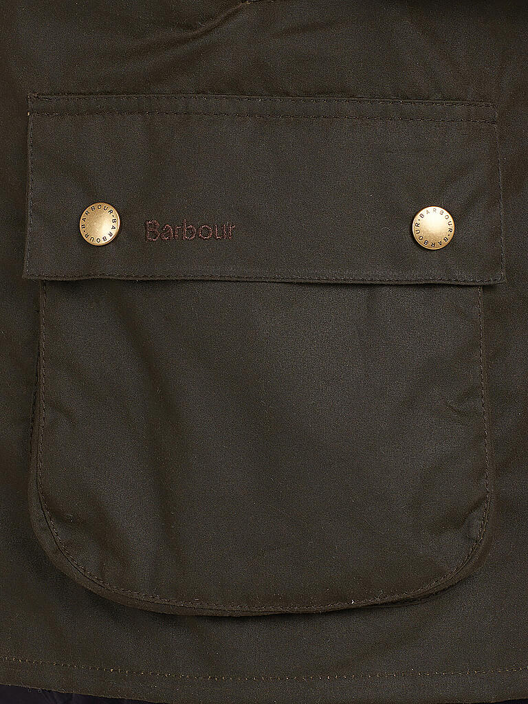 BARBOUR | Fieldjacke ASHBY WAX | olive