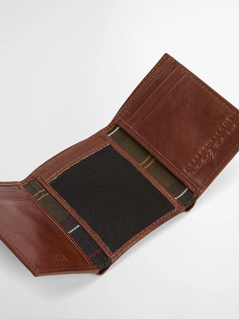 BARBOUR | Geldbörse  | braun