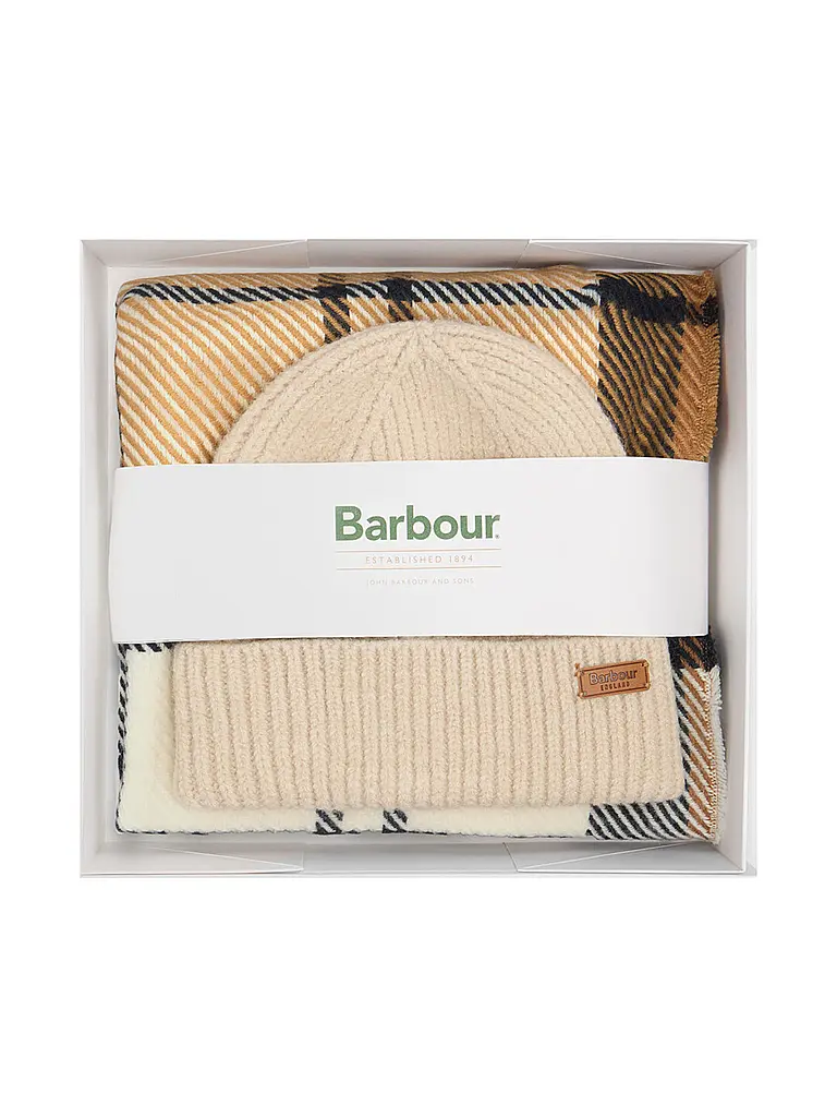 BARBOUR | Geschenkset Beanie und Schal PENDLE | 