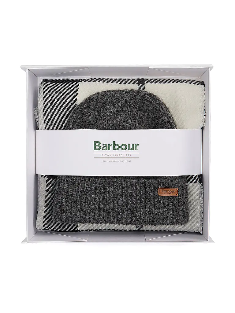 BARBOUR | Geschenkset Beanie und Schal PENDLE | 