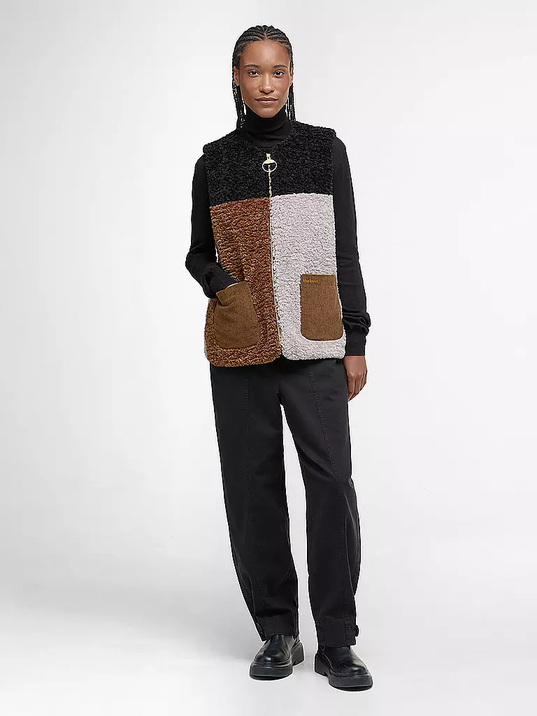 BARBOUR | Gilet in Felloptik CATHY | creme
