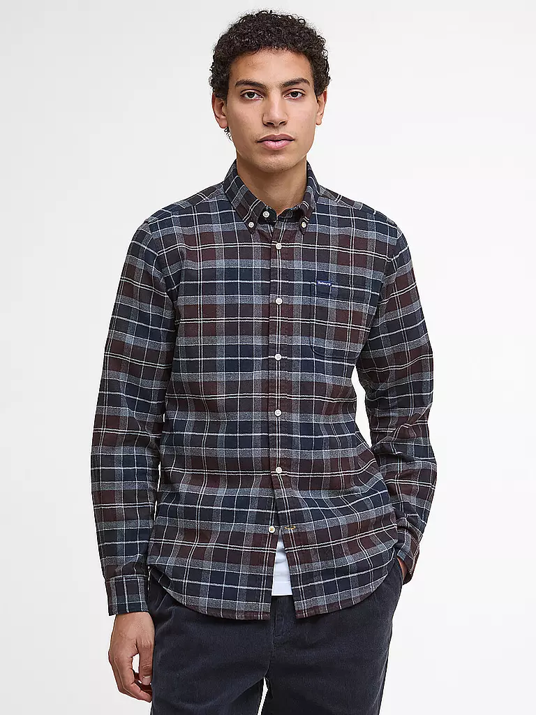 BARBOUR | Hemd Slim Fit  | braun