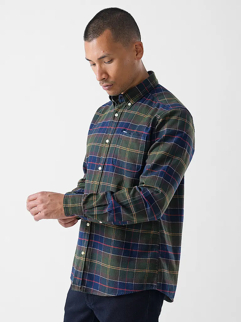 BARBOUR | Hemd Slim Fit  | olive