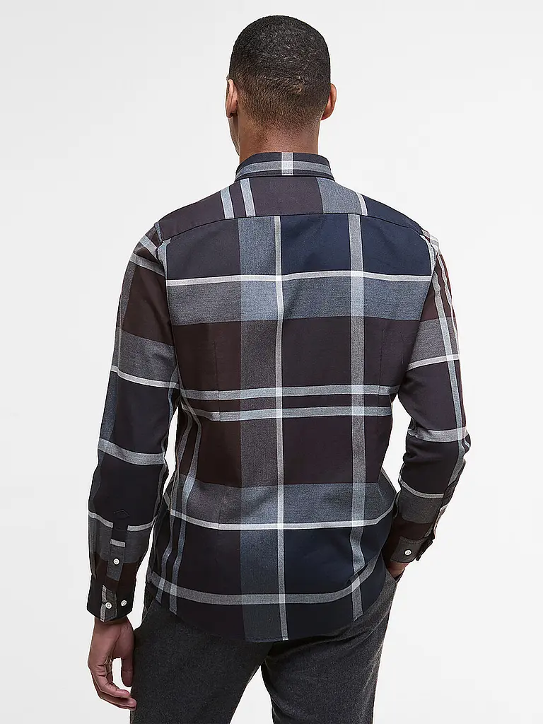 BARBOUR | Hemd Slim Fit DUNOON | braun
