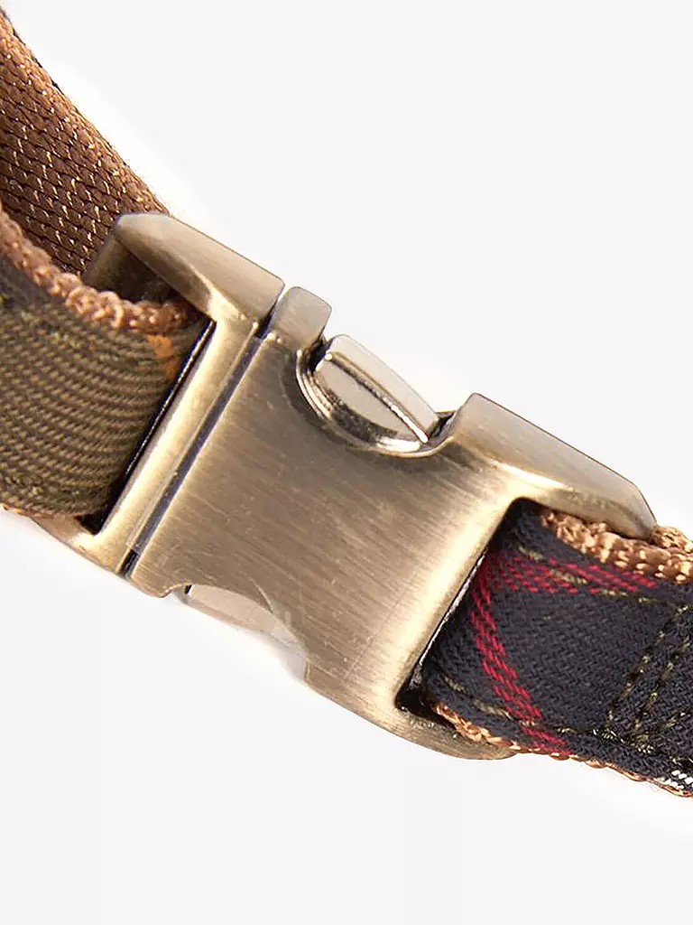 BARBOUR | Hunde Halsband Tartan | olive