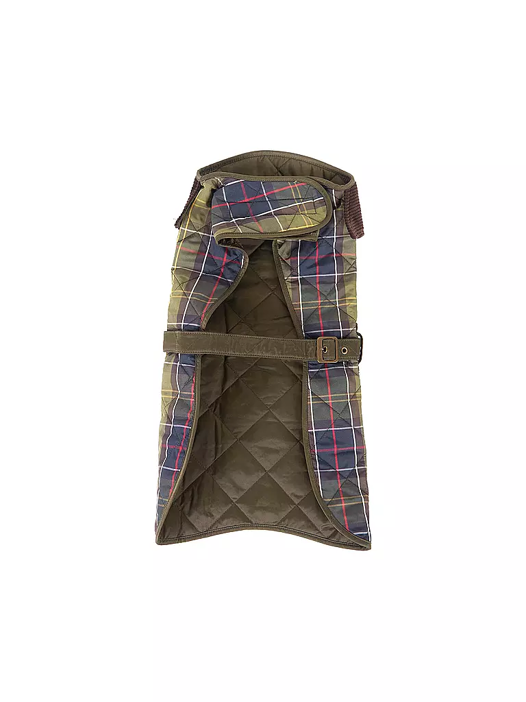 BARBOUR | Hunde Jacke Tartan | olive