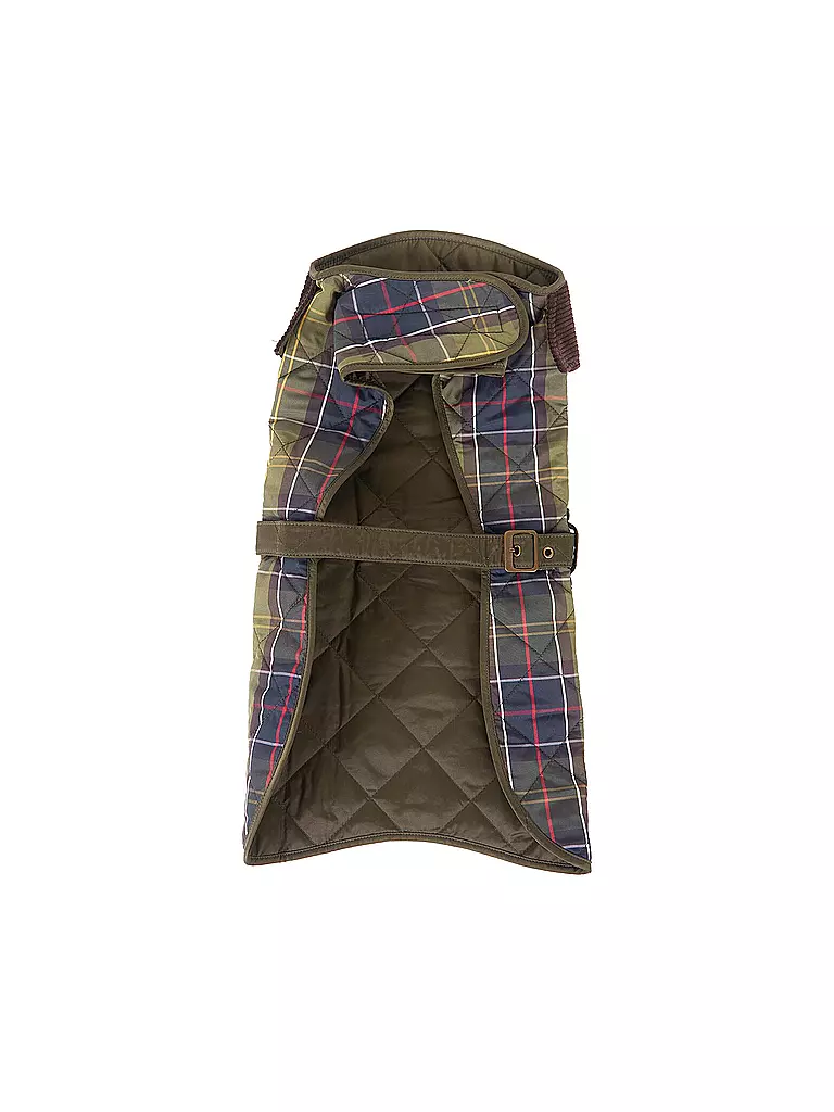 BARBOUR | Hunde Jacke Tartan | olive