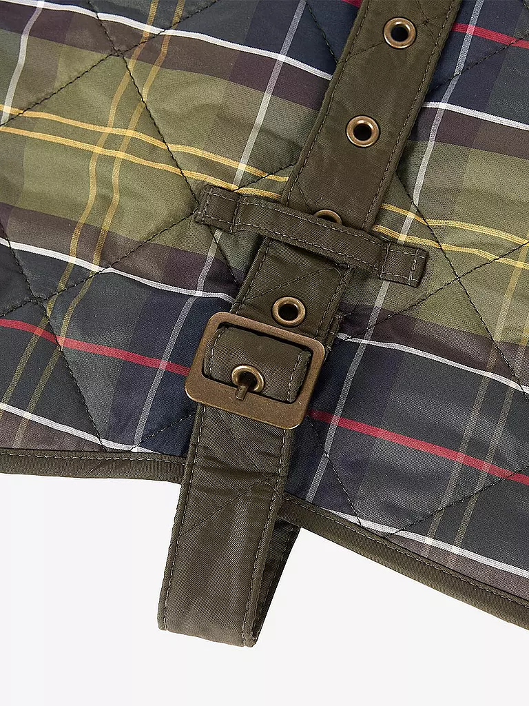 BARBOUR | Hunde Jacke Tartan | olive