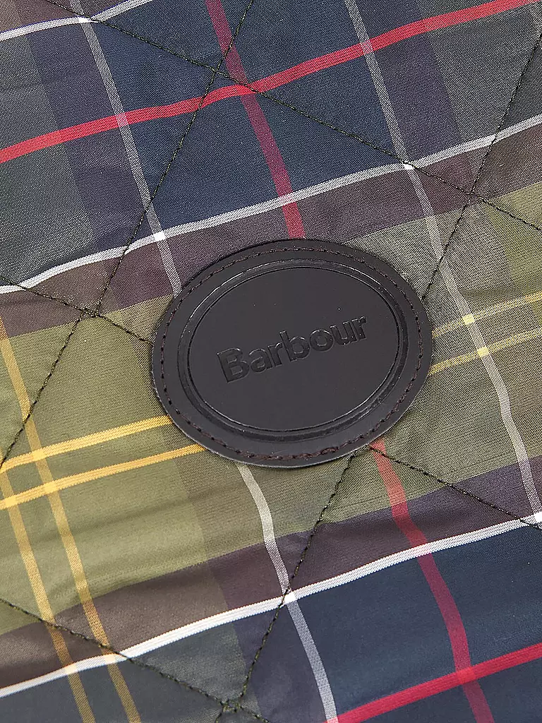 BARBOUR | Hunde Jacke Tartan | olive