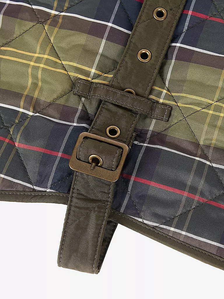BARBOUR | Hunde Jacke Tartan | olive