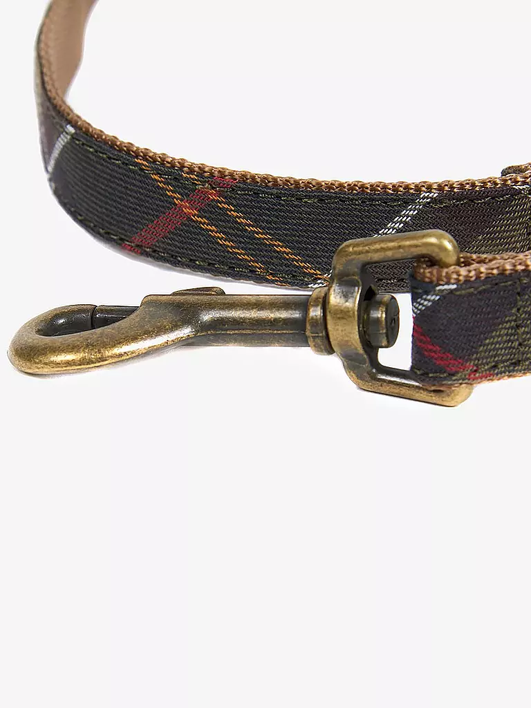 BARBOUR | Hunde Leine Tartan | olive