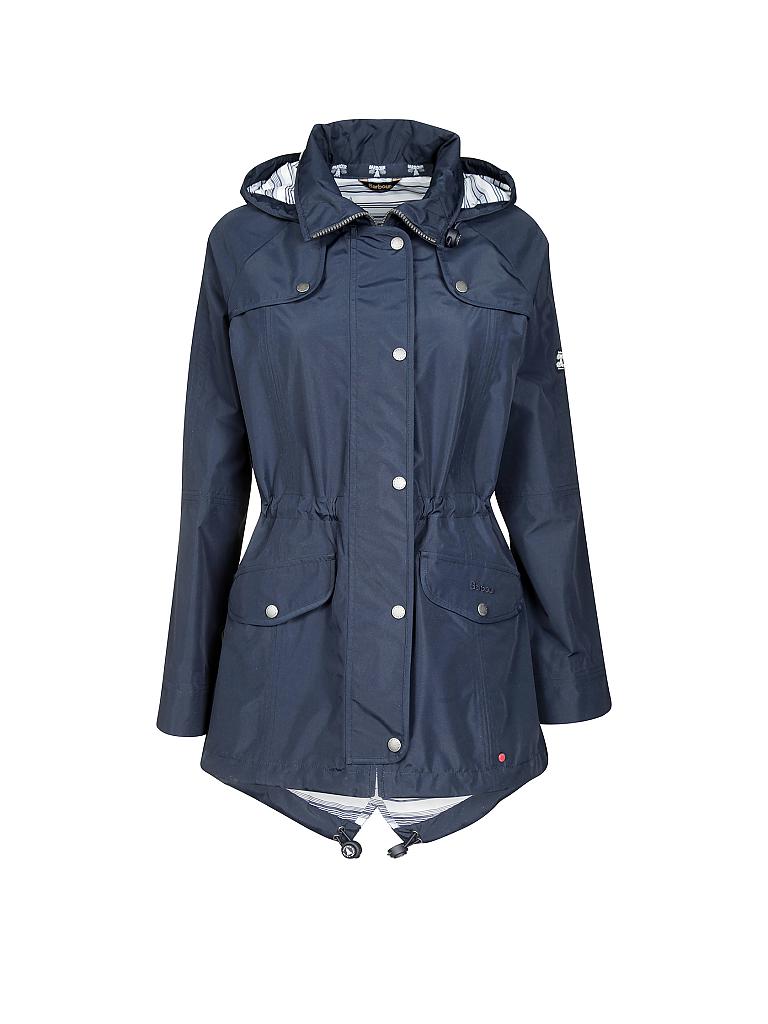 barbour jacke blau