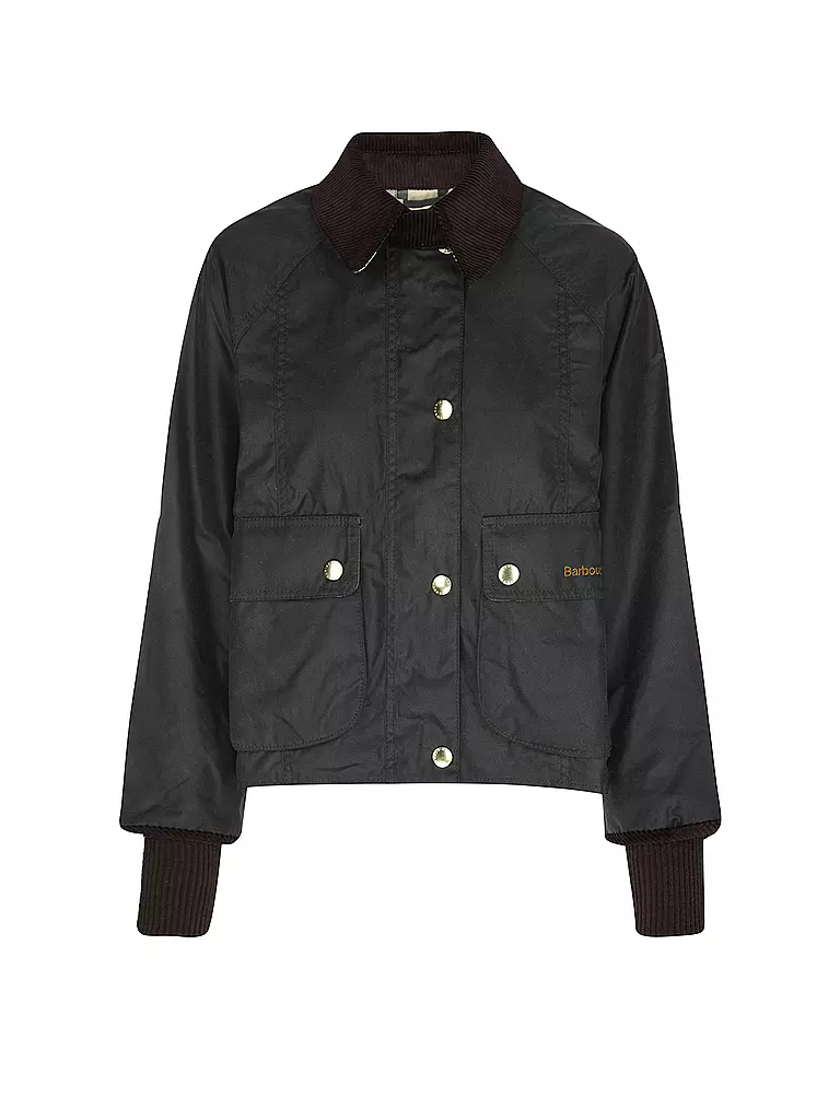 BARBOUR | Jacke Cropped Fit BEADNELL WAX | olive