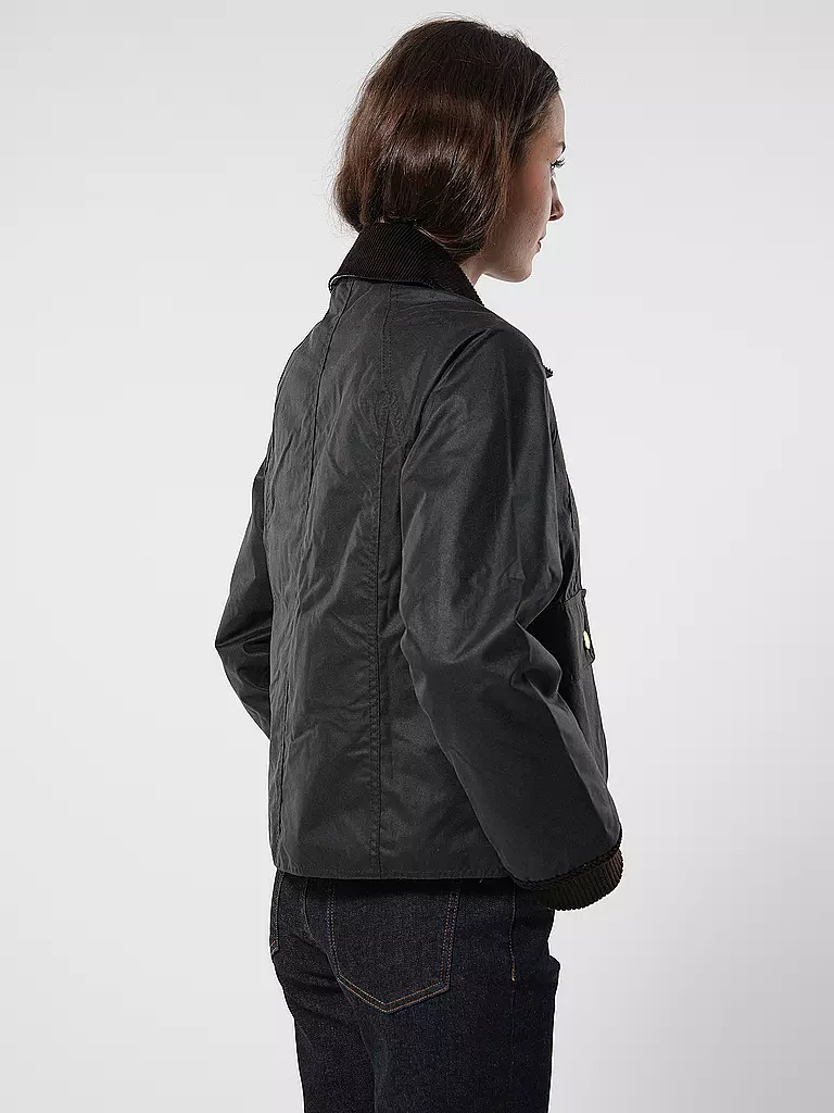 BARBOUR | Jacke Cropped Fit BEADNELL WAX | olive