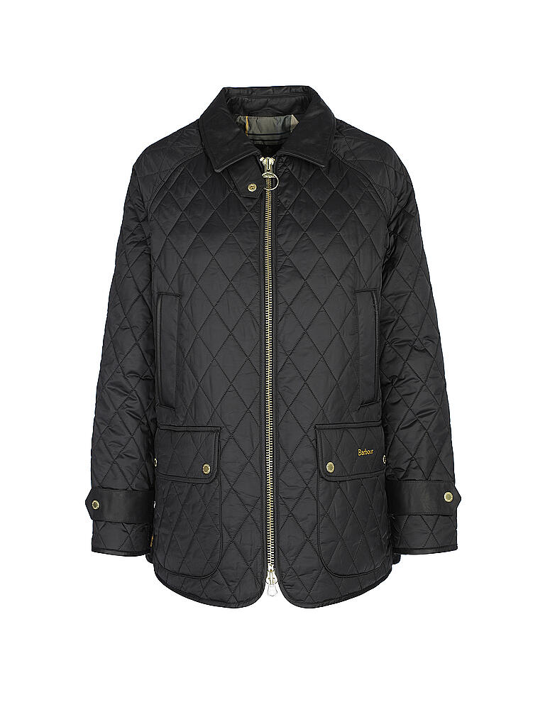 barbour jacke schwarz