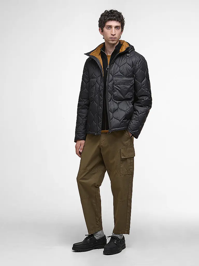 BARBOUR | Leichtsteppjacke RE-ENGINEERED | schwarz