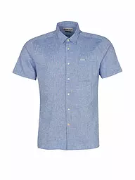 BARBOUR | Leinenhemd NELSON  | hellblau